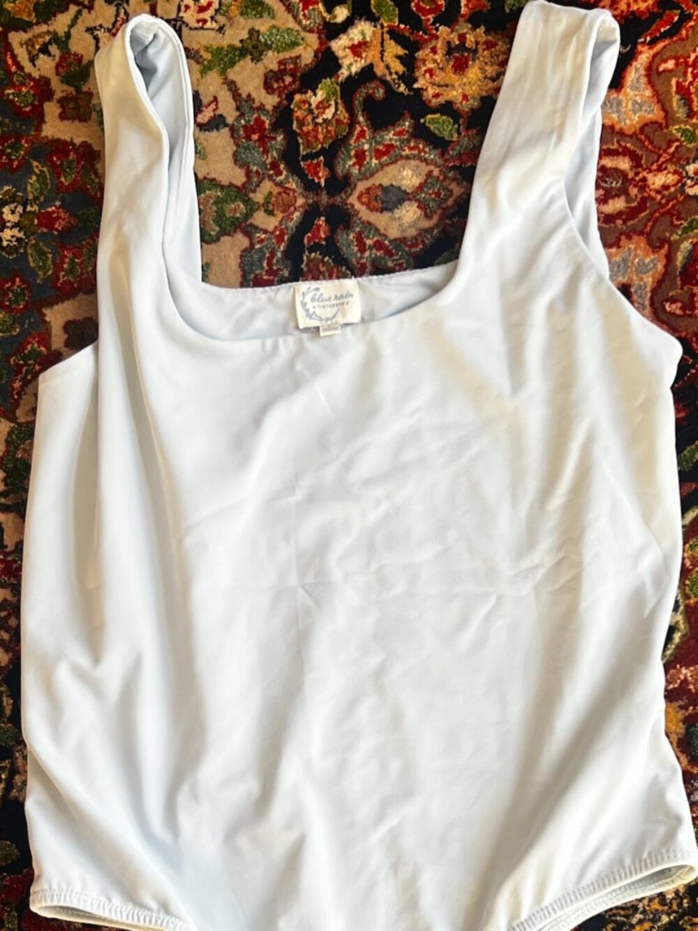 Light Blue Tank Top Bodysuit